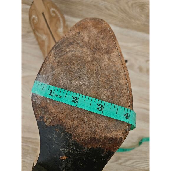 Men's Tan Western Boots - Picture 6 of 14